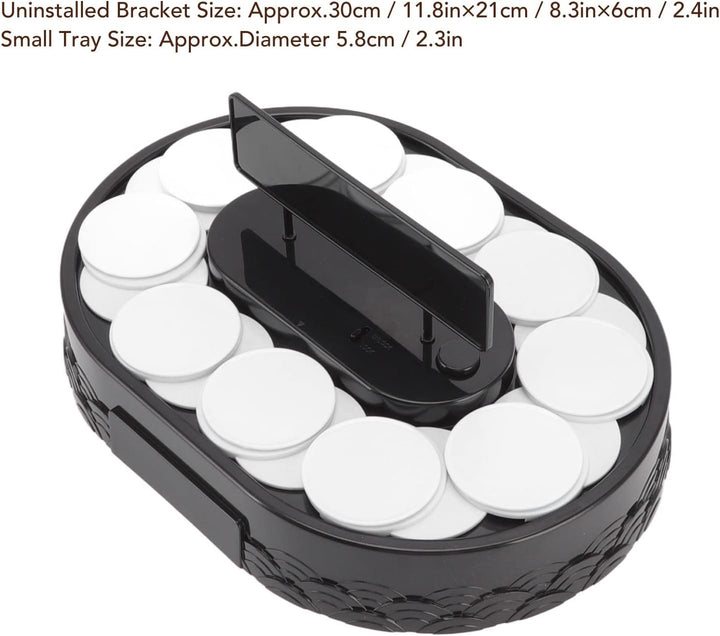 Rotary Sushi Machine Automatische Rotationstisch -Anzeigeständer Swing -Tablett Plattentable für Sus