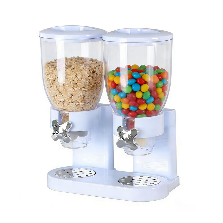LUPATDY 2er Pack Müslispender 2L, Aufbewahrungsbox Küche Organizer mit Deckel, Cereal Dispenser für