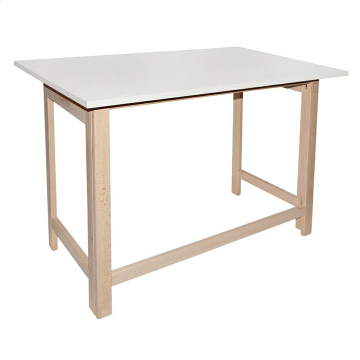 WELL HOME MOBILIARIO & DECORACIÓN Deckel Klapptisch weiss Struktur ohne Lack, Holz, 60D x 100W x 75H