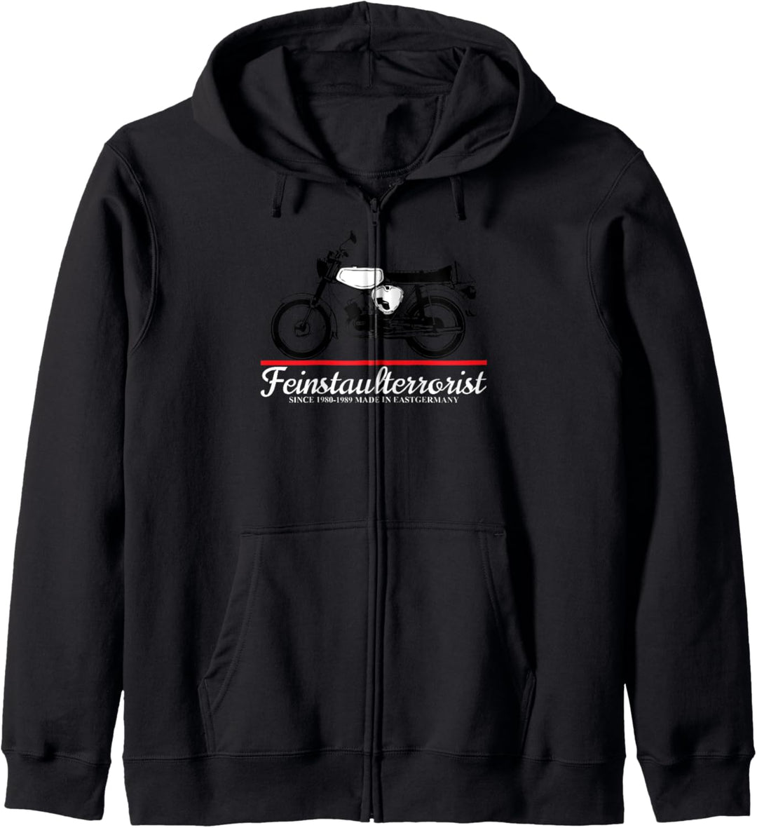 Feinstaubterrorist Made in DDR SImson-S51 Moped Kapuzenjacke