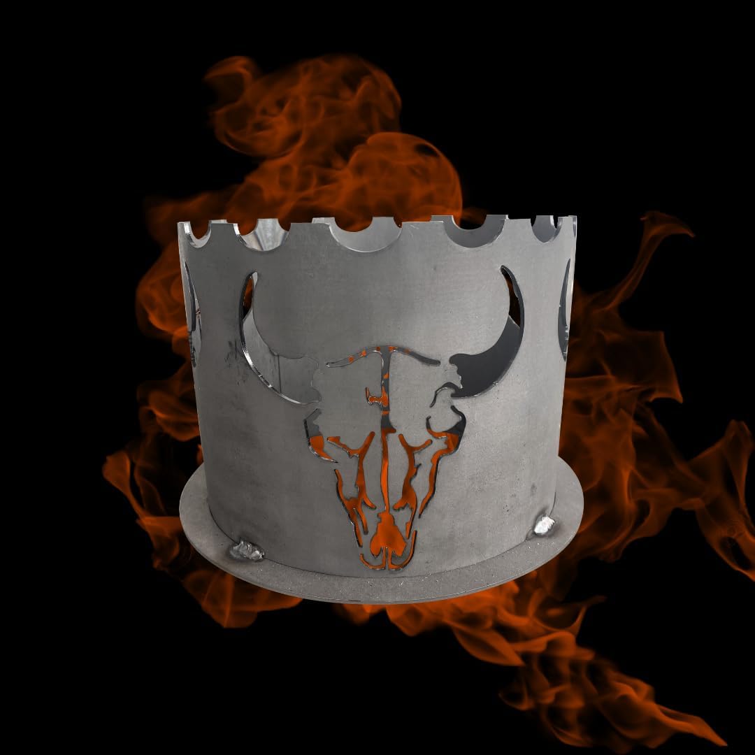 Terma Wokaufsatz/Wokkrone Motiv BBQ Stier passend für durchm. 20cm für Feuerplatte, Grillplatte, Wok