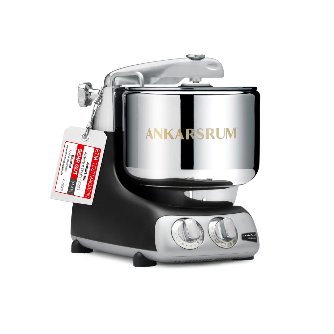 Ankarsrum 6230 BK Original 6230-Black Assistent Original-AKM6230 Kitchen Machine-Black (B), Aluminiu