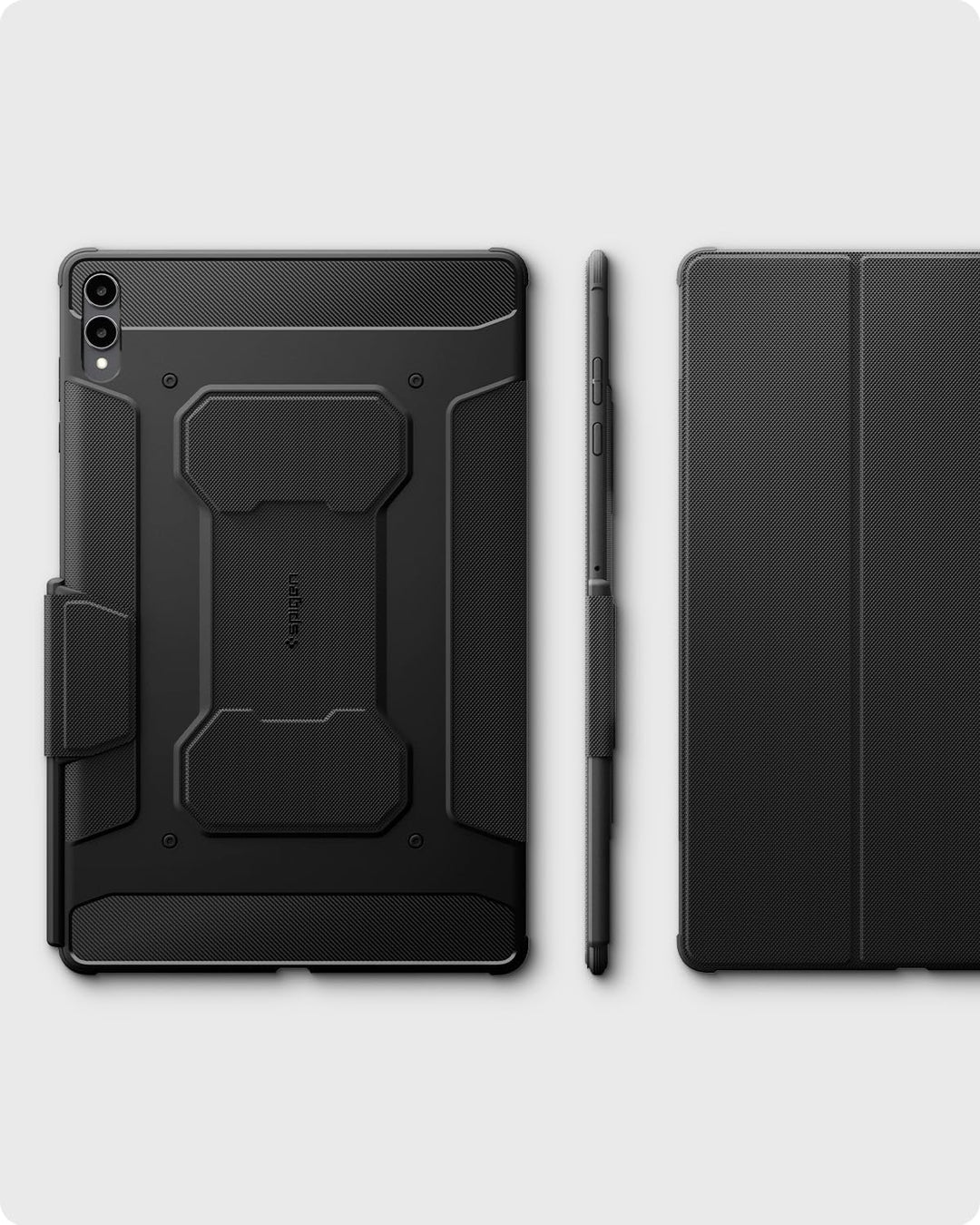 Spigen Rugged Armor Pro Hülle für Galaxy Tab S11 Ultra (2025) | Robuste Hülle mit S Pen Halter, Tri