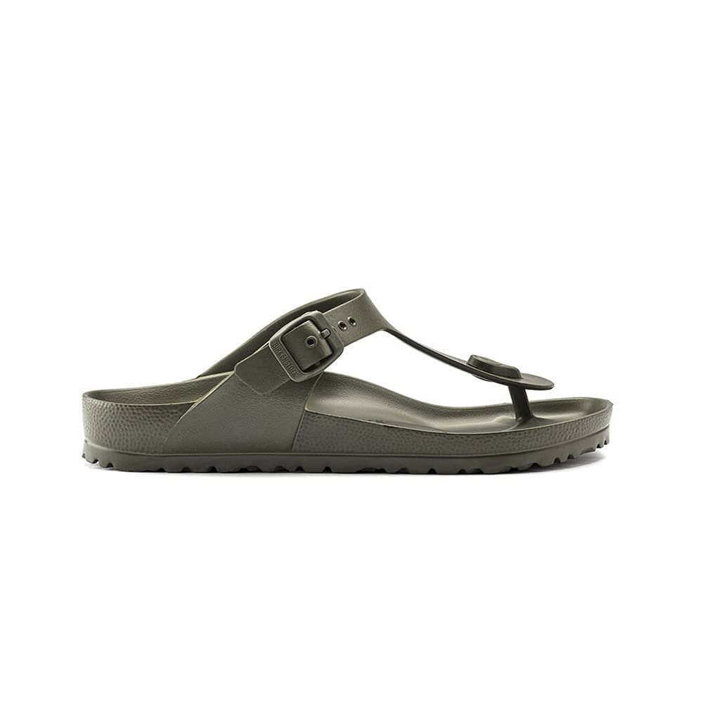 BIRKENSTOCK Unisex-Erwachsene Gizeh FL Zehentrenner 36 EU Khaki, 36 EU Khaki
