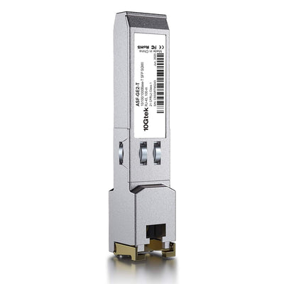 10Gtek 10/100/1000Base-T SFP RJ45 Modul, Auto-Negotiation Kupfer Mini-Gbic Transceiver Kompatibel fü