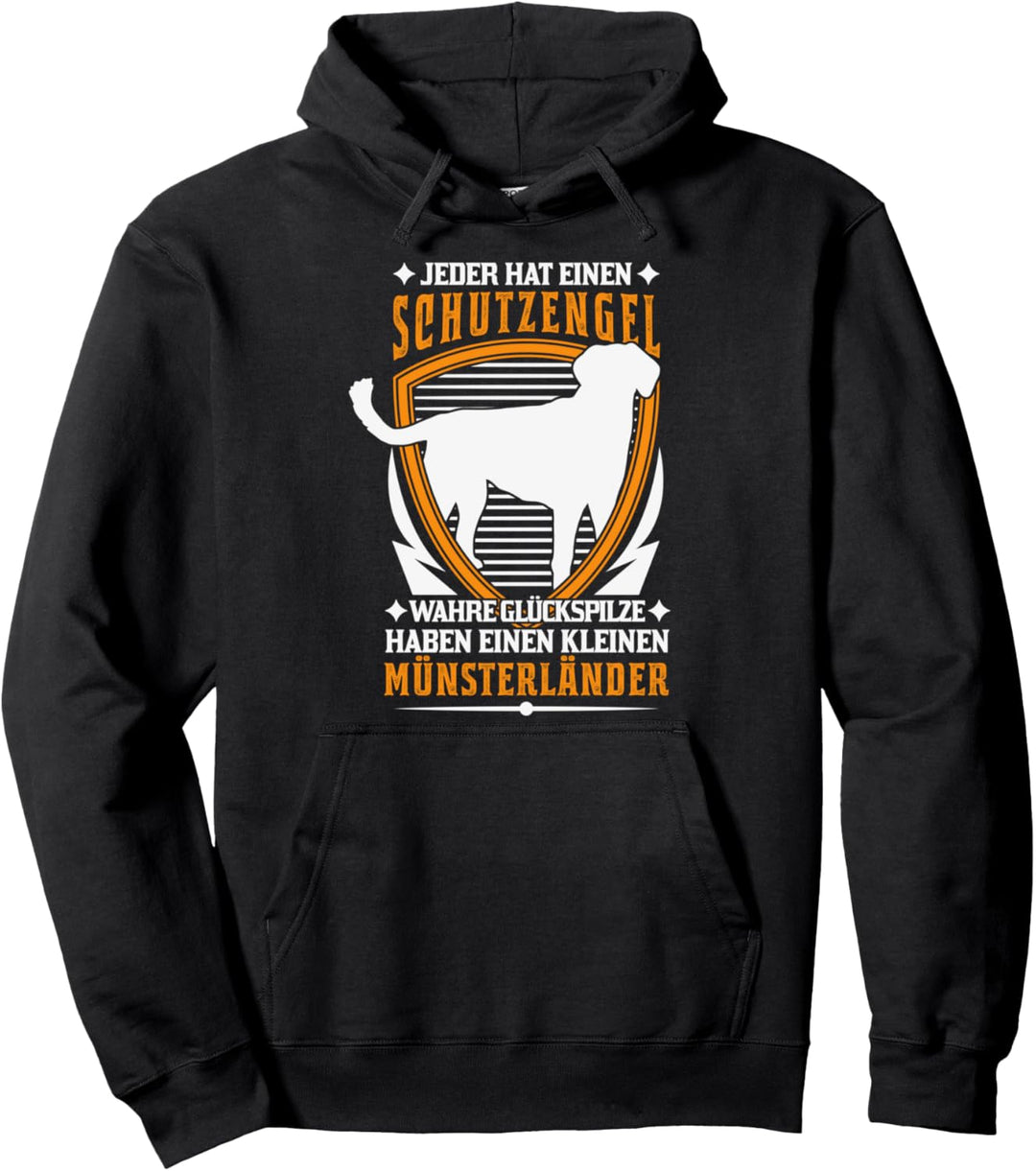 Kleiner Münsterländer Schutzengel Pullover Hoodie