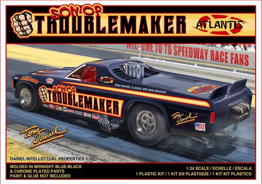 Atlantis Plastic Model Kit -Son Of Troublemaker Chevy El Camino