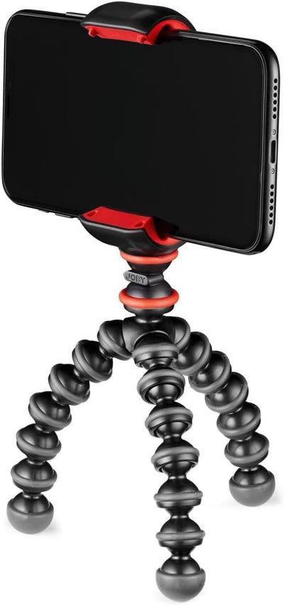 JOBY GorillaPod Starter Kit, Vielseitiges Flexibles Mini-Stativ mit Universeller Smartphone-Klemme,