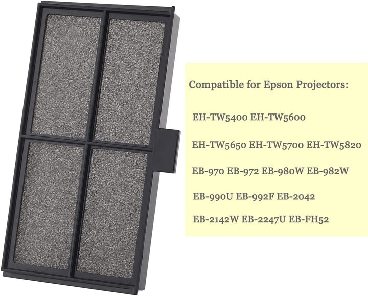Aimdio Beamer Luftfilter für Epson ELPAF54 ELPAF55 EH-TW5400 EH-TW5600 EB-2042 EB-2142W EB-2247U EB-