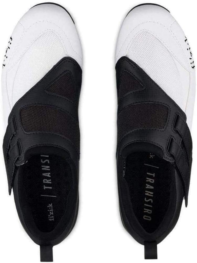fizik Powerstrap R4 Herren Triathlon Schuhe 41 EU Weiss Schwarz, 41 EU Weiss Schwarz