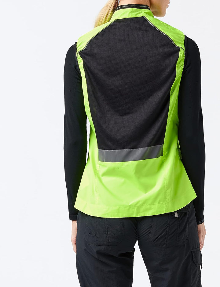 CMP Damen Light Softshell Weste Outdoorweste L Neongelb, L Neongelb