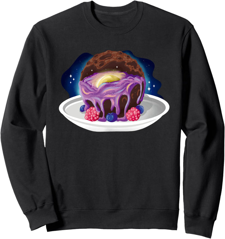 Monddessert Dessert Mond Schokolade Weltraum Weltall Sweatshirt