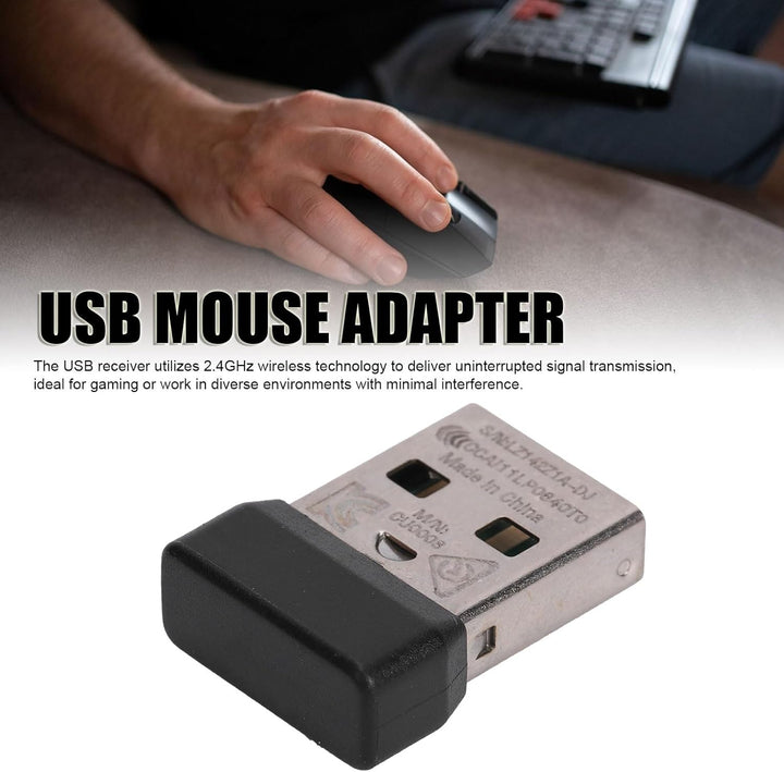GOWENIC USB-Dongle-Mausempfänger, 2,4-G-Wireless-Empfängeradapter für G305 G304 Wireless-Gaming-Maus