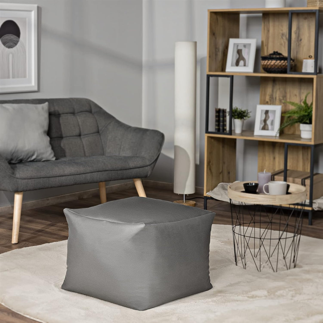 Paco Home Indoor Sitzsack Sessel Wohnzimmer Sitzkissen Hocker Sitzhocker Bodenkissen Fusshocker Pouf