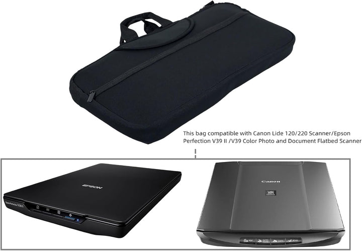 Flachbettscanner-Tasche Tragbare Tasche Tragetasche Kompatibel mit Epson Perfection V39 II / V39 Dok