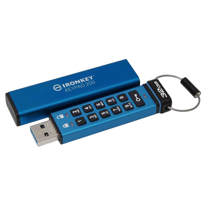 Kingston IronKey Keypad 200 Typ-A Hardware-verschlüsselter USB-Stick FIPS 140-3 Level 3 (ausstehend)