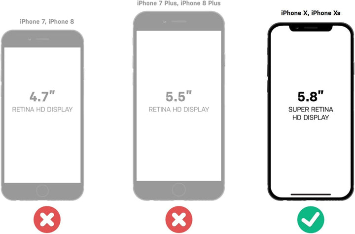 OtterBox Schutzhülle für iPhone XS und iPhone X, Symmetry Serie, Schwarz, Ultra-schlank, kabelloses