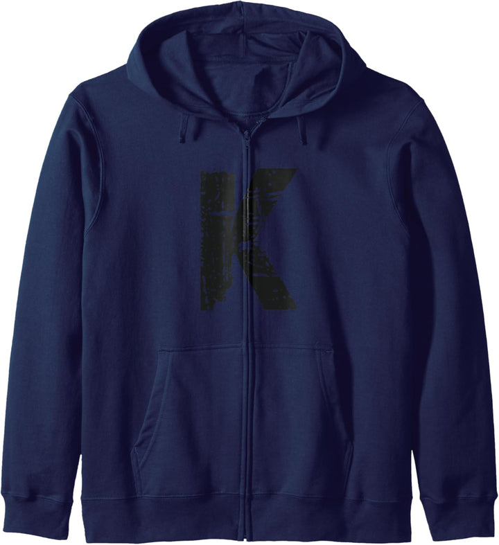 K Brief lustig Kapuzenjacke