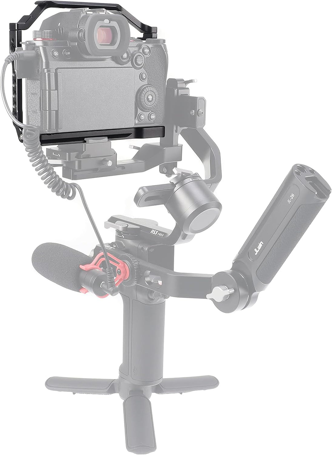 FOTGA Kamerakäfig für Panasonic LUMIX S5 II Kamera, Kompatibel mit DJI Ronin RS 2/RSC 2/RS 3/RS 3 Pr