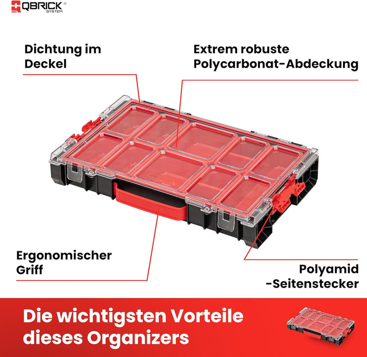 Qbrick System PRO Organizer 100 BLACK Einsatzbox, Einsatzbox