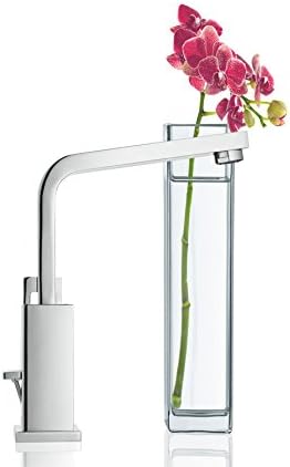 GROHE Eurocube - Einhand- Waschtischarmatur (wassersparend, hoher Auslauf, mit Zugstange), chrom, 23