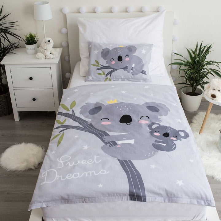 APTEX Baby Bettwäsche mit Koala 100x135 cm 100% Baumwolle