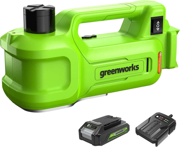 Greenworks G24JACKK2 Jack 24V 3T Elektrische Hydraulische Hubhöhe: 6-1/8"-17-1/2" (155-445mm) Fit fü
