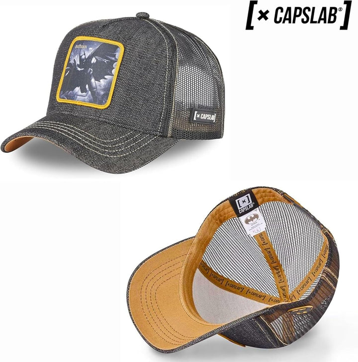 Capslab Batman DC Batman Black Gray DC Trucker Cap 55-62 Trucker-Bat-Gray#32878, 55-62 Trucker-Bat-G