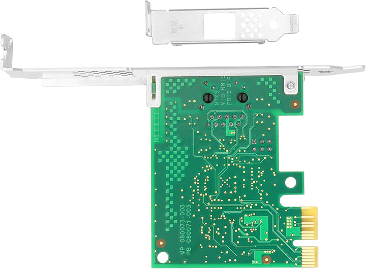 Euqvos für Intel I210-T1 GbE NIC, PCI-E X1, I210 Chipset, Single RJ45 Port, Ethernet Server Adapter,