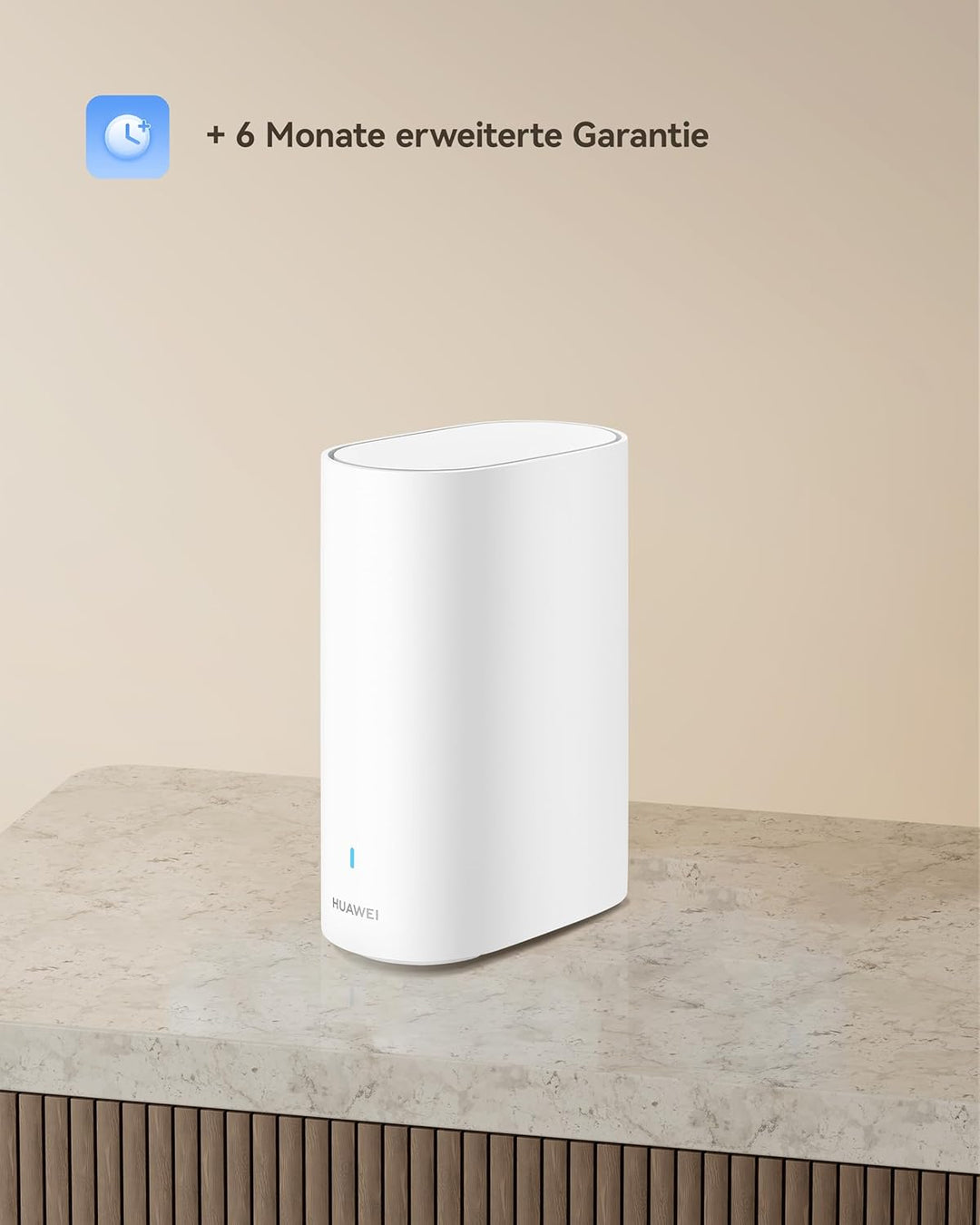 HUAWEI WiFi Mesh 3+ Router, Dual-Band Wi-Fi 6 AX3000, WLAN-Abdeckung im ganzen Haus, nahtloses Roami