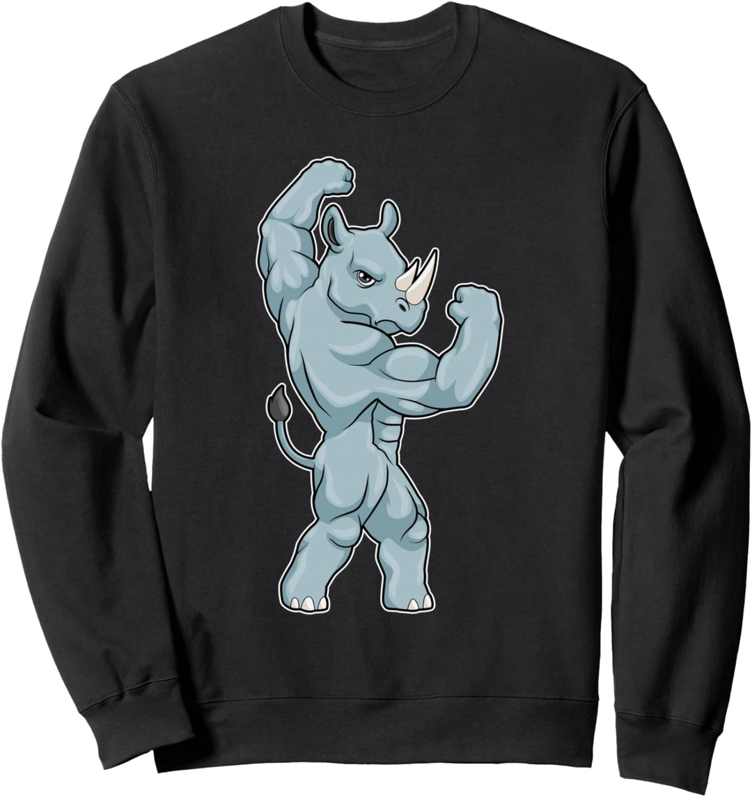 Nashorn Bodybuilder Bodybuilding Sport Sweatshirt