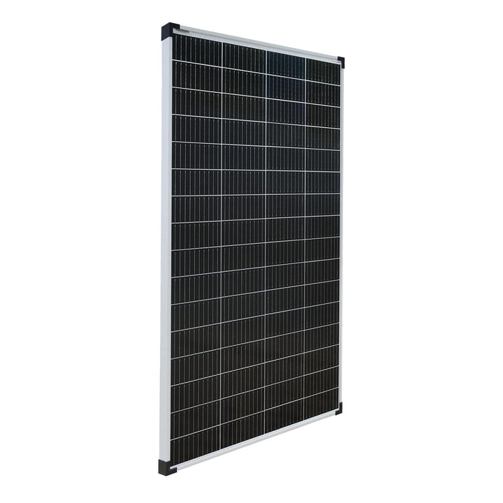 enjoy solar® 180W 12V Monokristallines Solarmodul, 182mm Solarzellen 10 Busbars Solarpanel ideal für