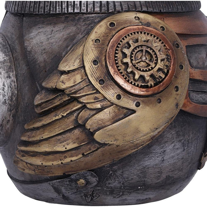 Nemesis Now Hootle Steampunk-Figur Eule mit Zylinder, 22,7 cm, Bronze, 22.7cm