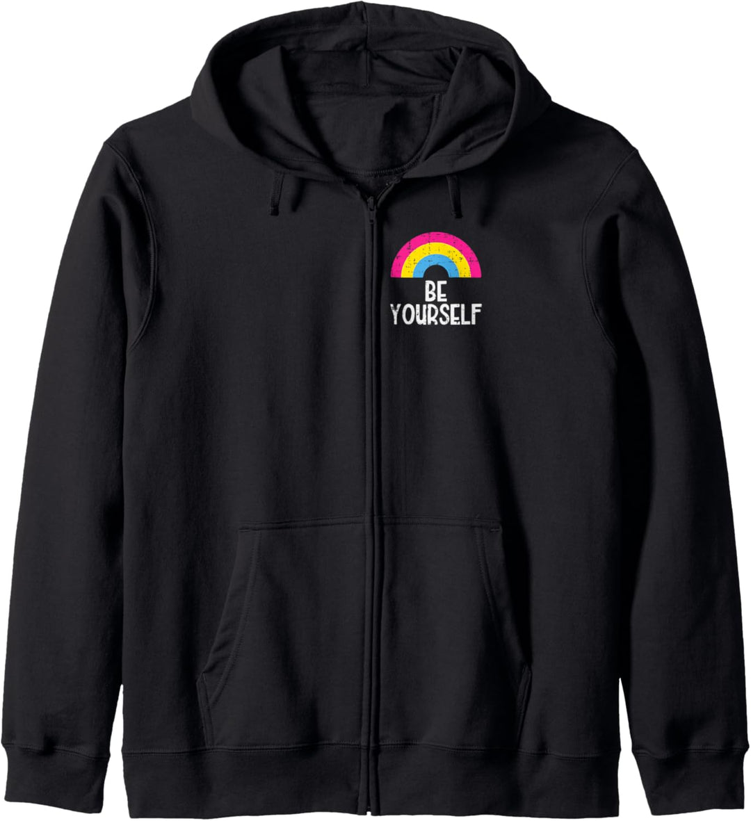 Pansexual Rainbow Be Yourself Tasche Pan Pride Flagge LGBTQ Kapuzenjacke