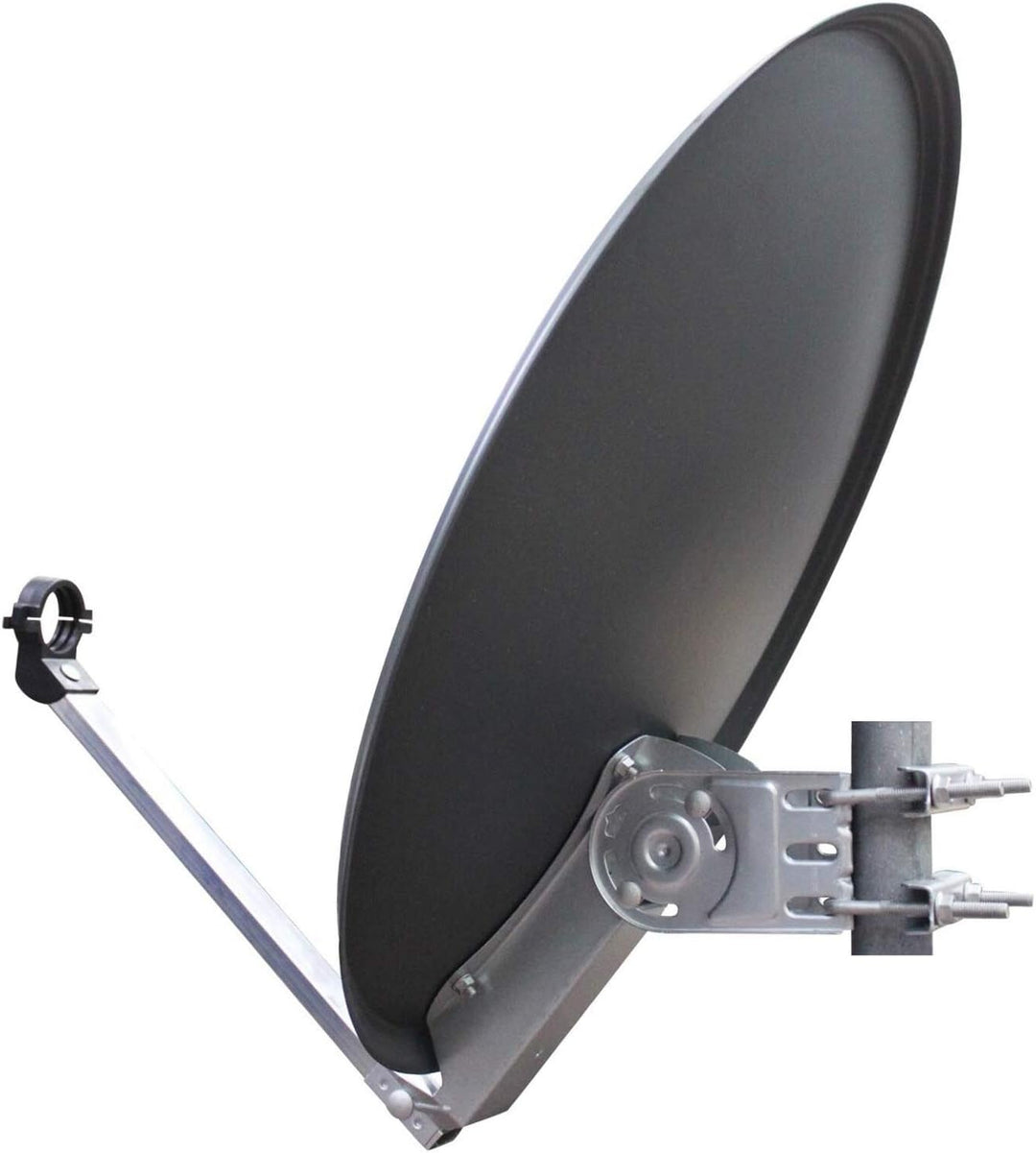 Opticum QA80 Sat Antenne Stahl hellgrau lichtgrau ohne LNB, lichtgrau ohne LNB