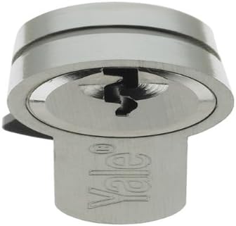 YALE YALPKM3030PB 1-Stern Superior Euro-Doppelzylinder, 3 Schlüssel im Lieferumfang enthalten, hohe