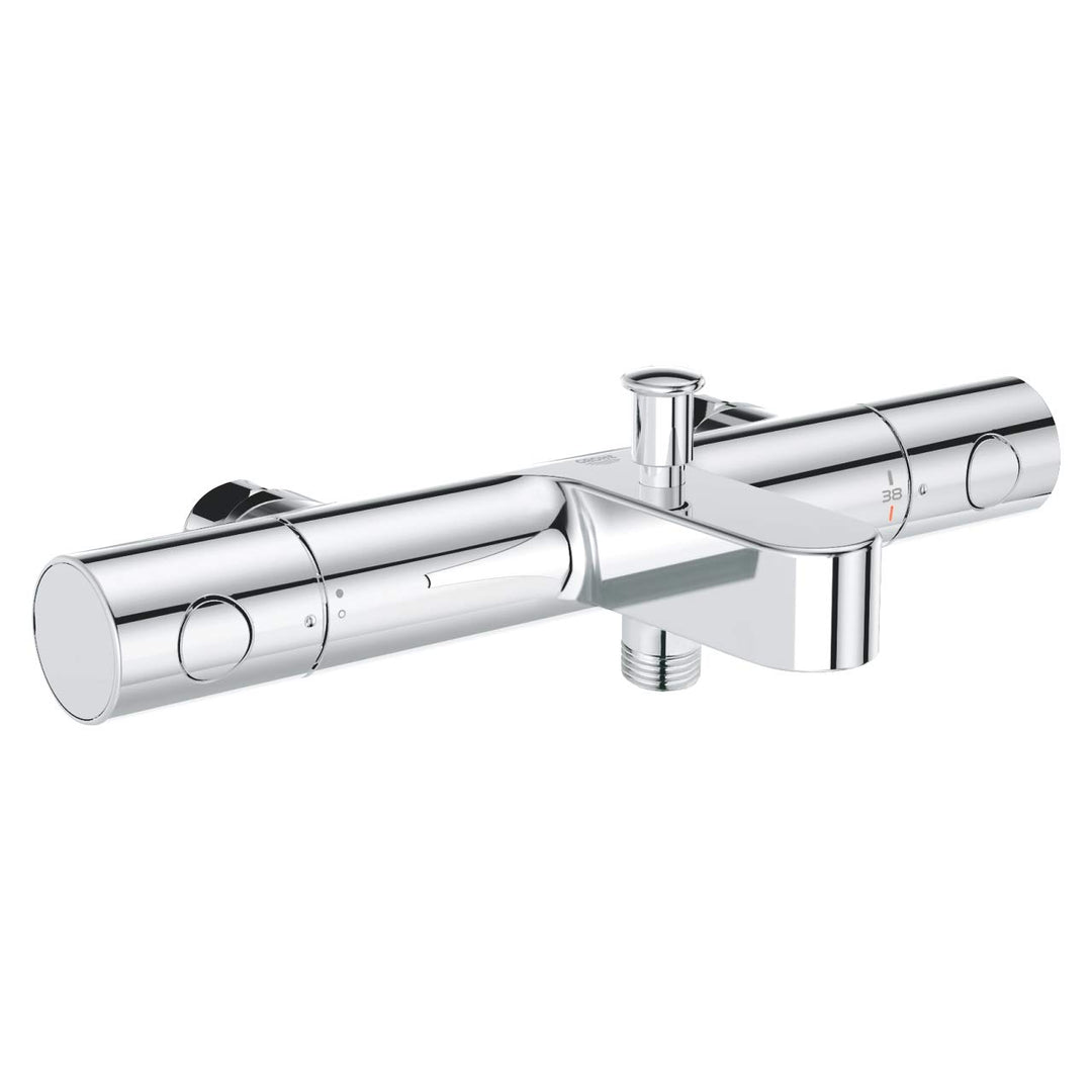 GROHE Grohtherm 800 Cosmopolitan | Thermostat-Wannenbatterie, ohne Anschlüsse - mit ergonomischem Me