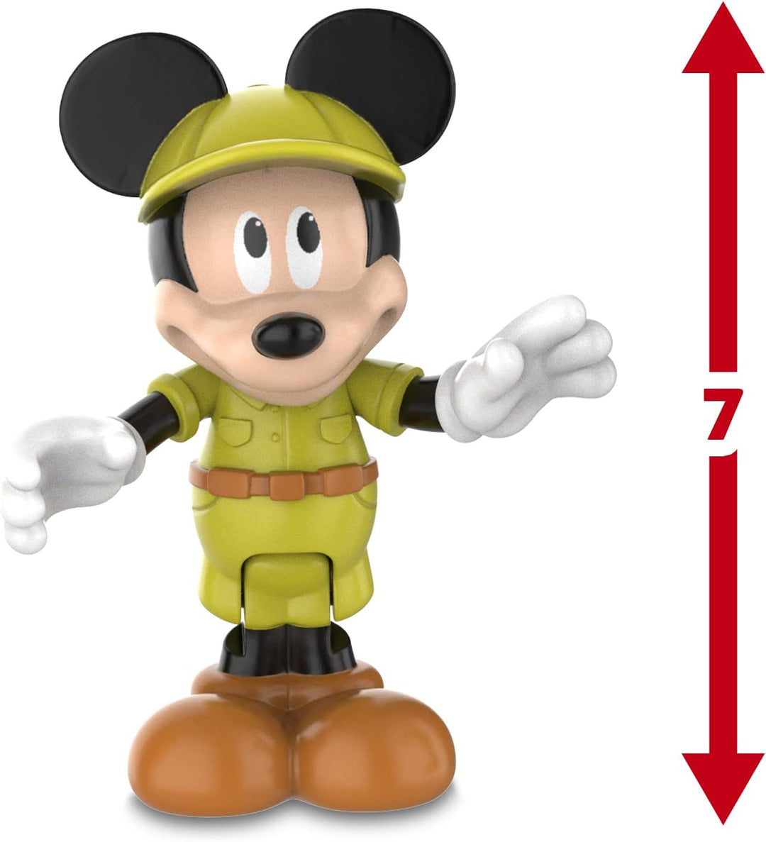 Giochi Preziosi Mickey, 2 bewegliche Figuren, 7,5 cm, mit Zubehör, Thema Camping, Spielzeug für Kind