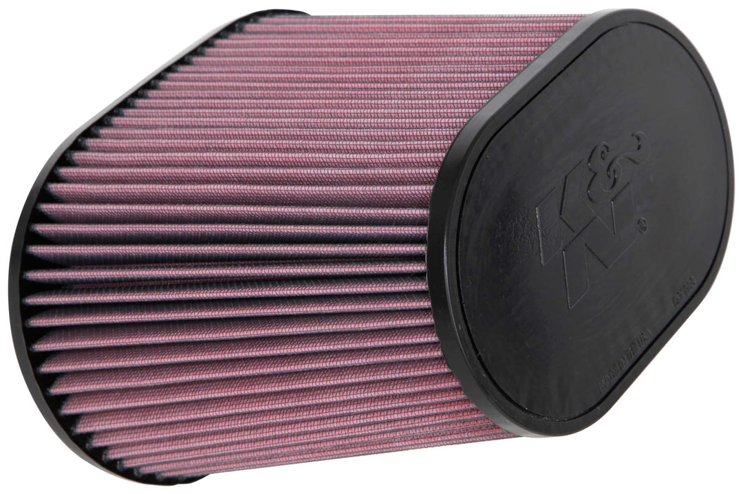 K&N universal Oval/Konisch Filter 102mm Anschluss, 229mm x 146mm Untendiameter, 178mm x 114mm Obendi