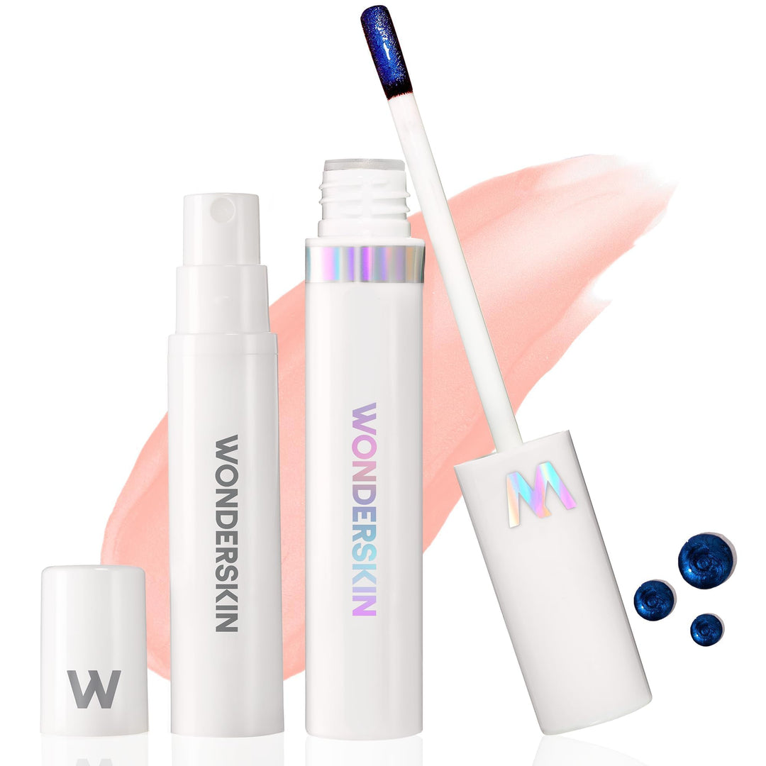 Wonderskin Wonder Blading Peel & Reveal Lippenflecken-Set, Langanhaltender Lippenstift, Langanhalten