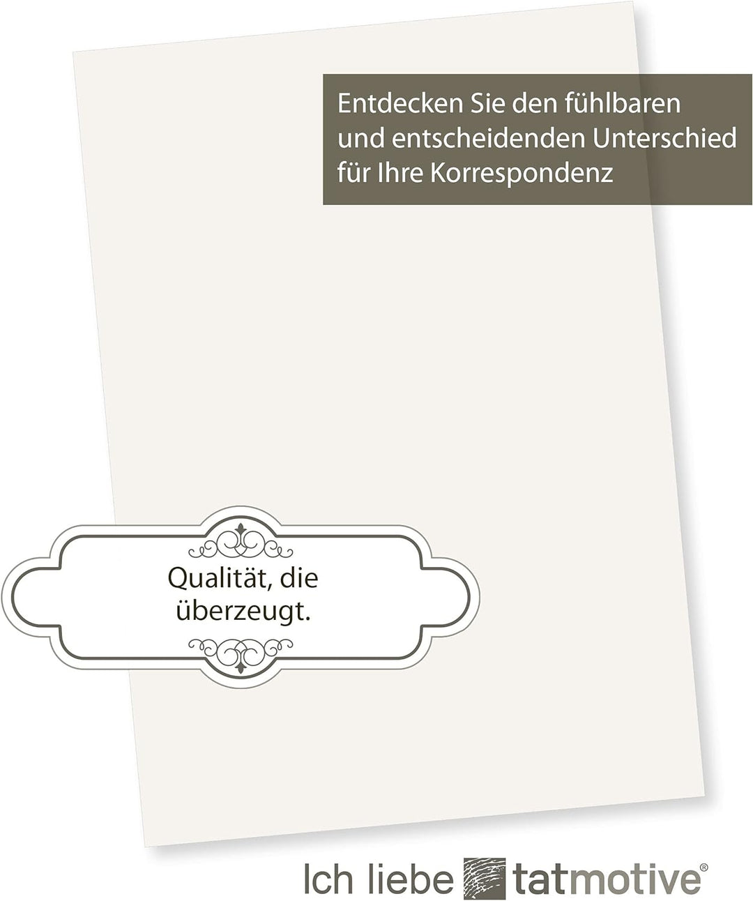 TATMOTIVE Imagepaper Recyclingpapier Öko 100g/qm DIN A4, FSC zertifiziert, geeignet für alle Drucker