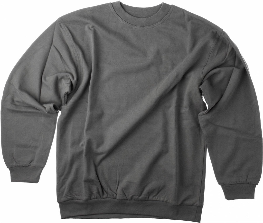 Premium Sweatshirt Plus Size Herren, Sportgrau, 4XL
