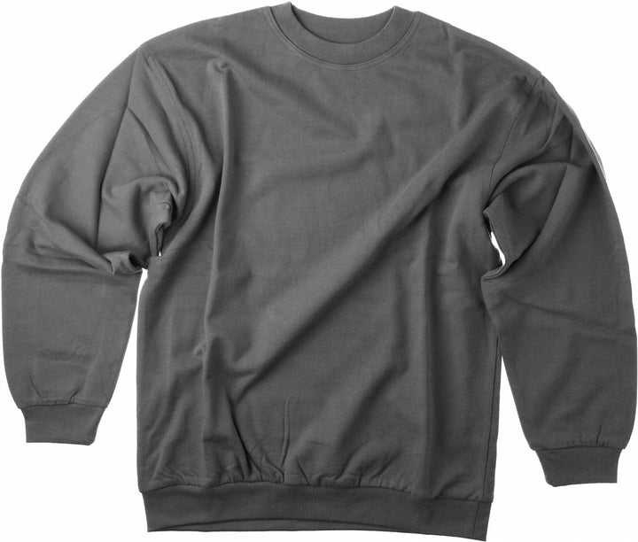 Premium Sweatshirt Plus Size Herren, Sportgrau, 4XL