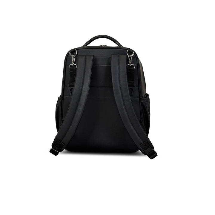 Moon Wickelrucksack & Tuch Blaubaer | Grosser Baby Windelrucksack + Wickelunterlage | Wickeltasche v