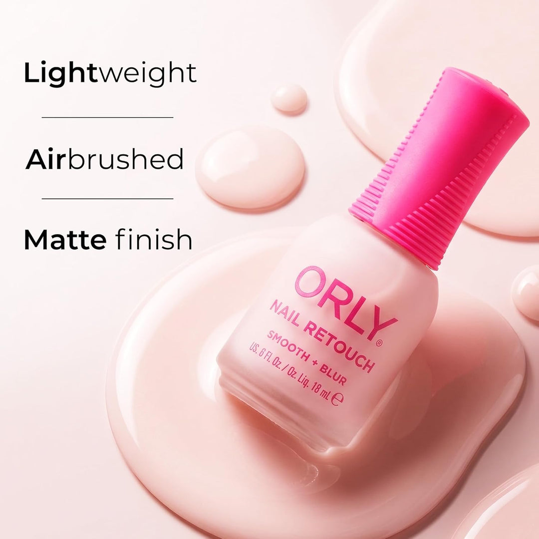 Orly Nail Retouch Smooth & Blur Effect for Nails | Nail Treatment + Nail Color Hybrid | Airbrush Eff
