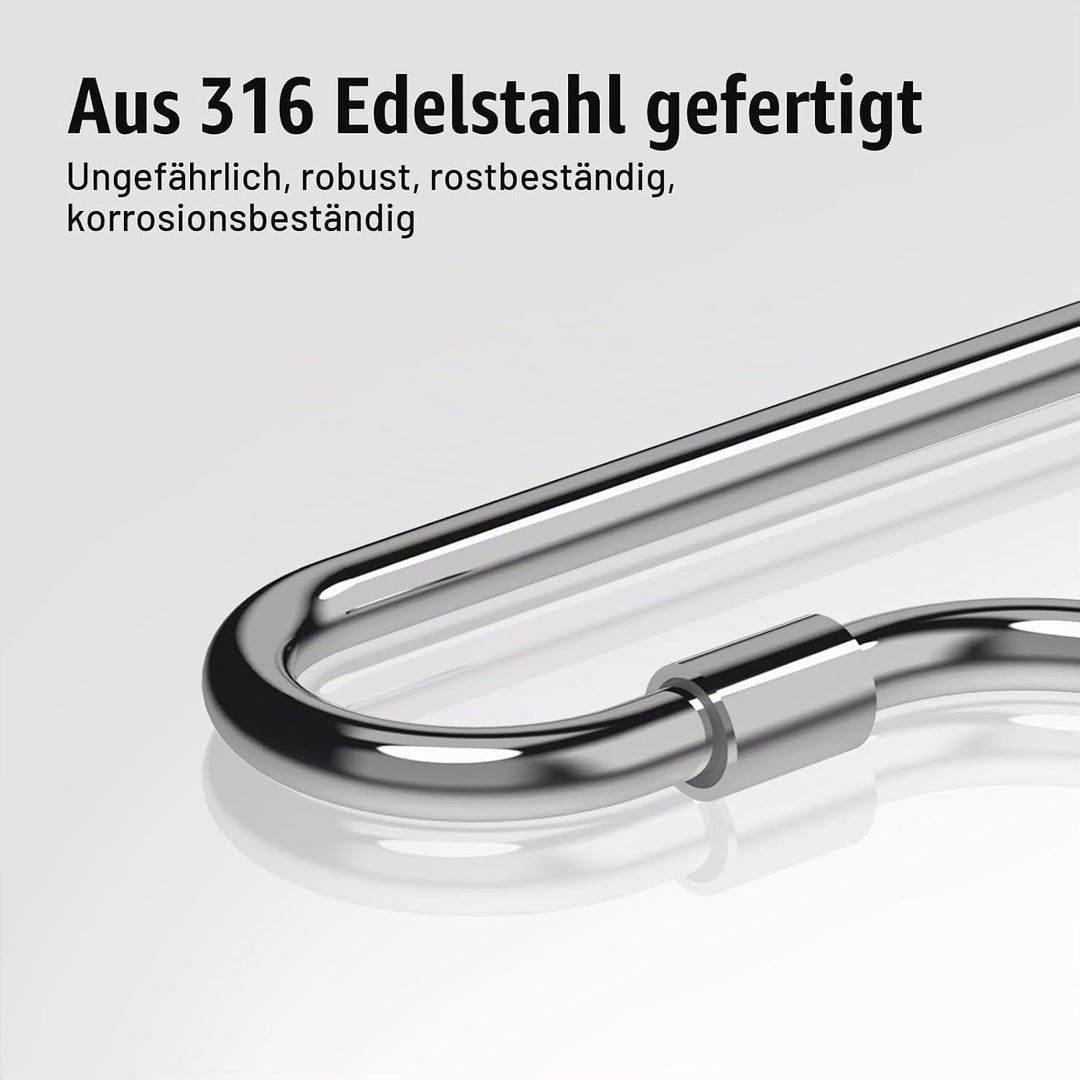 FZONE 10 Zoll Mini-Edelstahl-Lilienrohr-Einlauf Und -Auslauf, Kompatibel Mit 12/16MM Filter-Schläuch