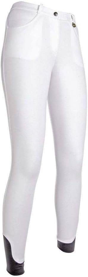 HKM Damen Reithose Silikon Vollbesatz Kate Bordeaux 5700 Olivgrün 128, 5700 Olivgrün 128