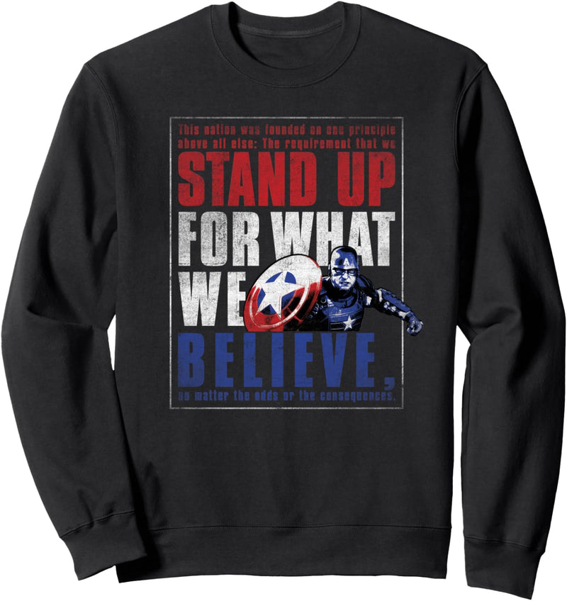 Marvel Avengers Game Captain America Manifesto Sweatshirt