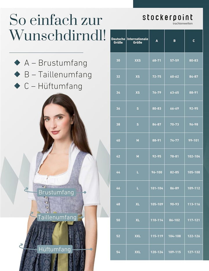 Stockerpoint Damen Eleen Kleid 40 Dunkelblau, 40 Dunkelblau