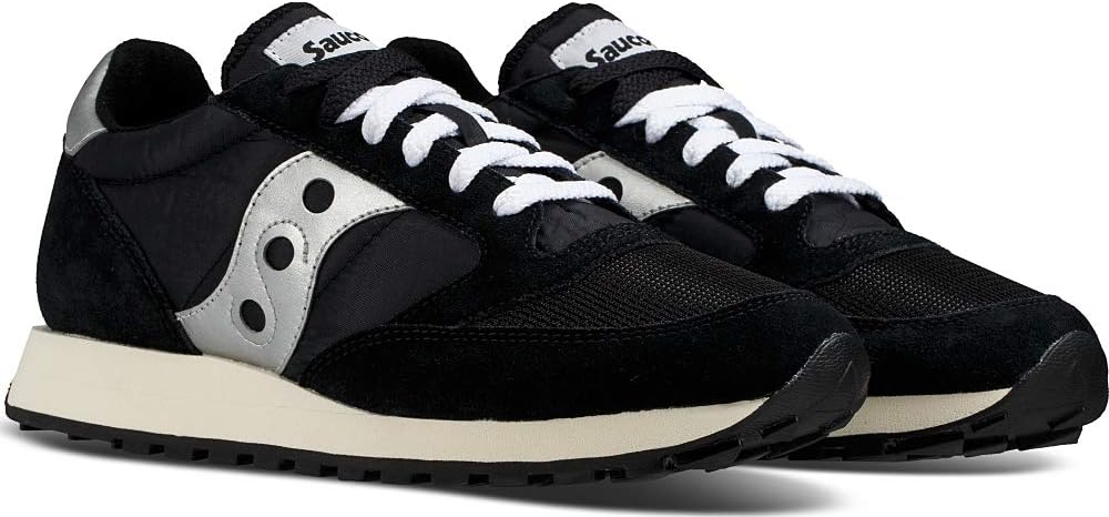 Saucony Damen Jazz Original Vintage 1 Sneaker 42 EU Black White, 42 EU Black White